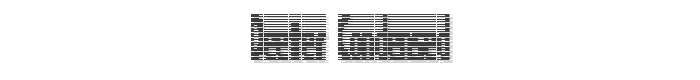 Deeter  Condensed font